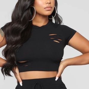 NWT Fashion Nova Cropped Top